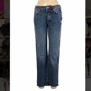 Free people straight leg jeans size 27